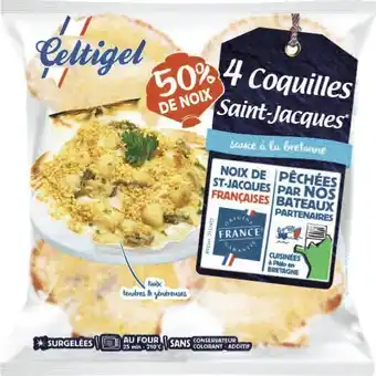 Géant Casino Coquilles Saint-Jacques sauce à la bretonne surgelées offre