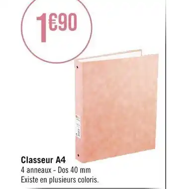 Classeur A4