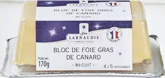 Géant Casino Bloc de Foie Gras de Canard mi-cuit offre