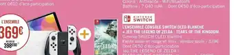 Casino Supermarchés L'ENSEMBLE CONSOLE SWITCH OLED BLANCHE offre