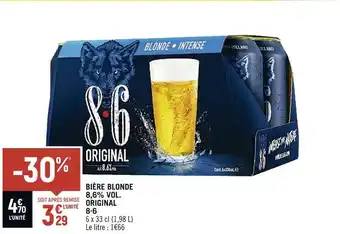 Spar Original bière blonde 8,6% vol. offre