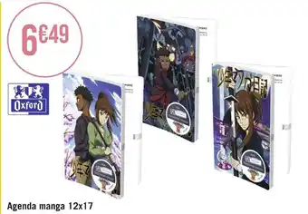 Oxford agenda manga 12x17