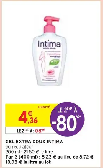 Intermarché Intima gel extra doux offre