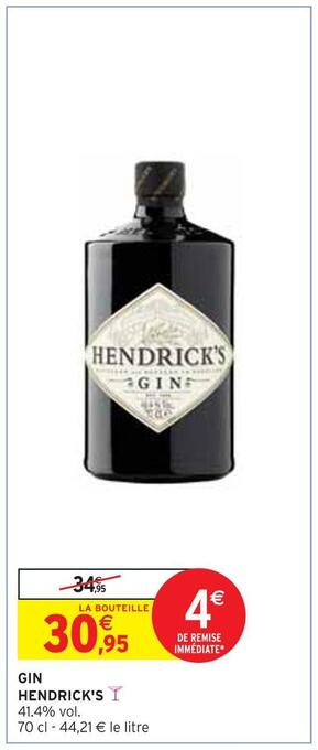 Intermarché Hendrick's gin offre