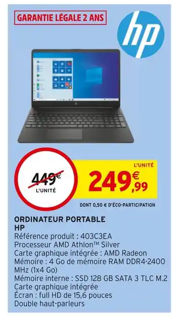 Hp ordinateur portable