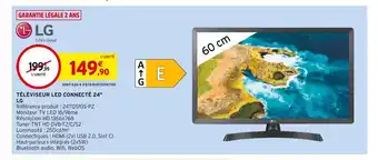 Intermarché Lg téléviseur led connecté 24 offre