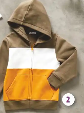 Intermarché Gemo sweat zippé garçon offre