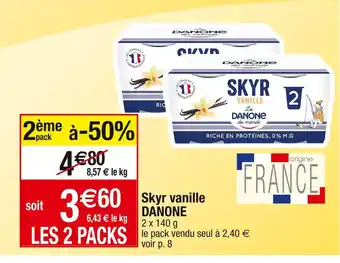 Cora x Carrefour Danone skyr vanille offre
