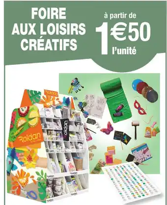 Cora x Carrefour Foire aux loisirs créatifs offre