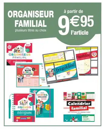 Cora x Carrefour Organiseur familial offre