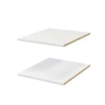 Brico Dépôt Cooke and lewis lot de 2 étagères décor blanc homny l. 50 x p. 58 cm offre