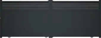 Brico Dépôt Portail coulissant aluminium gris anthracite vento - l. 4,25 x h. 1,60 m offre