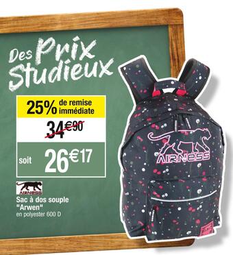 Sac a outlet dos airness fille