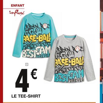 Cora x Carrefour Influx tee-shirt offre