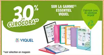 Cora x Carrefour Viquel 30% en €urocora sur la gamme essentiel viquel offre