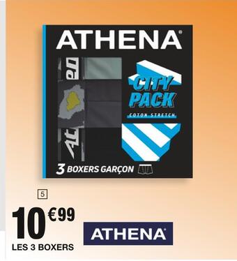 Cora x Carrefour Athena boxers offre