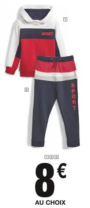 Cora x Carrefour Sweat à capuche/pantalon de jogging/sweat à capuche offre