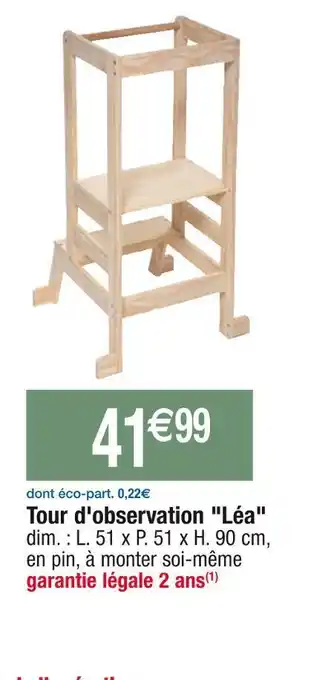 Cora x Carrefour Tour d'observation léa offre