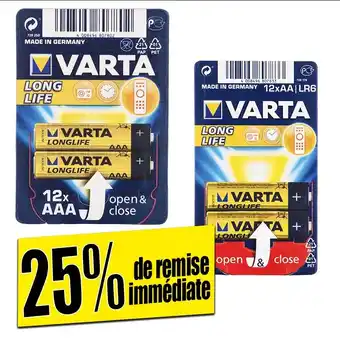 Norma 12 piles alcalines offre