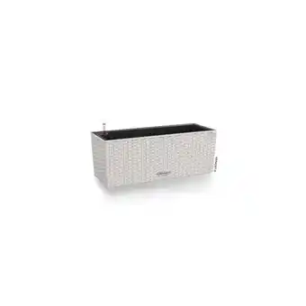 Jardinière lechuza balconera cottage l50 h19 cm gris clair