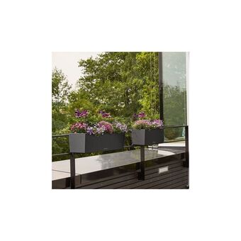 Gamm vert Jardinière lechuza balconera stone l50 h19 noir graphite offre