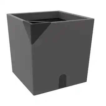 Gamm vert Pot de fleurs eda carré aqualight 40cm anthracite offre