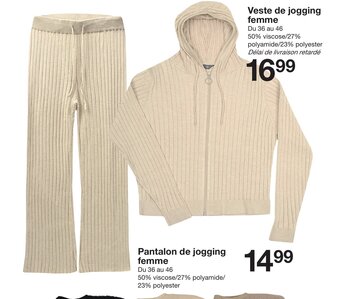 Zeeman Pantalon de jogging femme offre