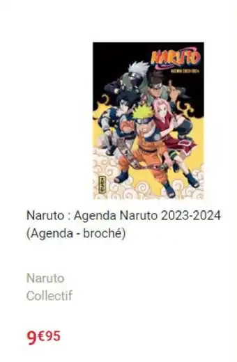Naruto : Agenda Naruto 2023-2024 (Agenda - broché)