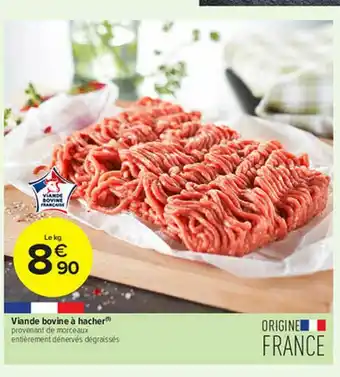 Carrefour Contact Viande Bovine à Hacher offre