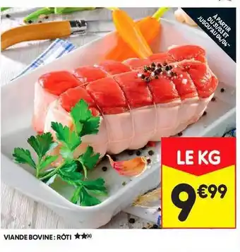 Leader Price Viande Bovine : Rôti offre