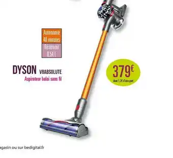 Group Digital Aspirateur Balai Sans Fil Dyson offre