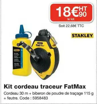 Kit Cordeau Traceur Fatmax Stanley