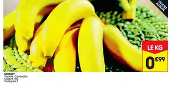 Leader Price Banane Cavendish offre
