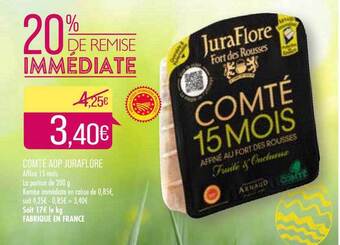 Match Comté Aop Juraflore offre