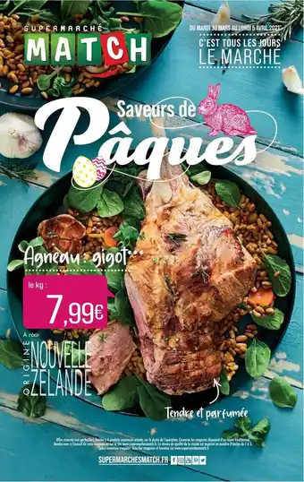 Match Agneau : Gigot offre