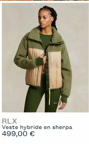 Veste hybride en sherpa
