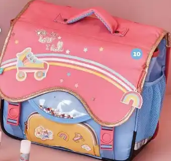 Auchan Cartable 36 cm rainbow offre