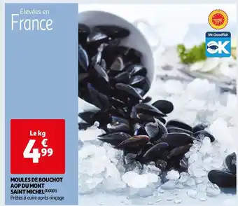 Auchan Supermarché Mont saint michel moules de bouchot aop offre