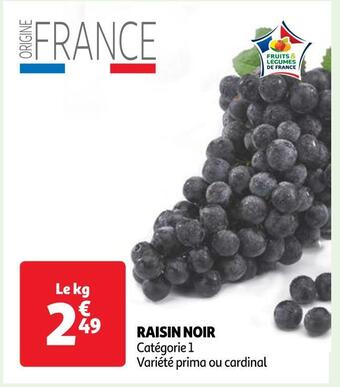 Auchan Raisin noir offre