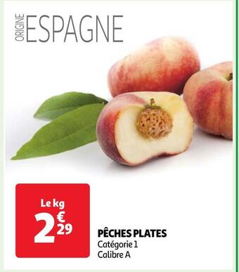 Auchan Pêches plates offre