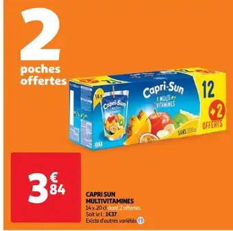Auchan Capri sun capri sun multivitamines offre