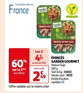 Garden gourmet émincés