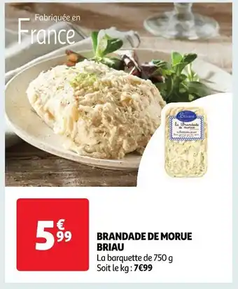 Auchan Briau brandade de morue offre