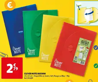 Auchan Auchan clever note offre