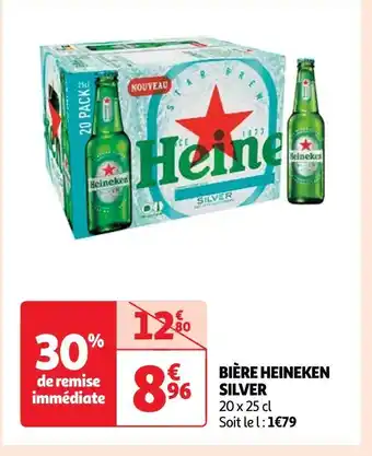 Auchan Heineken bière silver offre