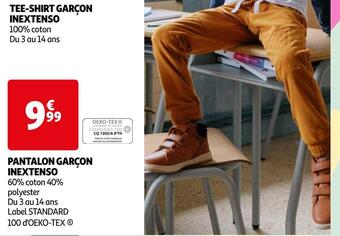 Auchan Inextenso pantalon garçon offre