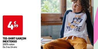 Auchan Inextenso tee-shirt garçon offre