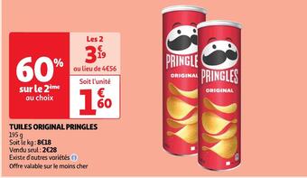Auchan Pringles tuiles original offre