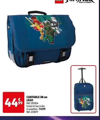 Auchan CARTABLE 38 cm LEGO offre