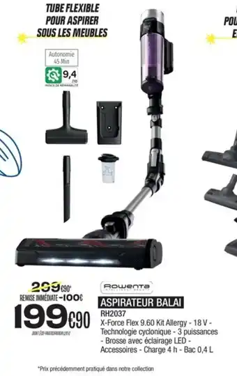 Rowenta ASPIRATEUR BALAI RH2037